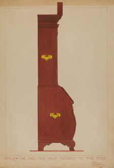 Secretary (Cabinet Top Desk), c. 1936. Creator: Rolland Livingstone