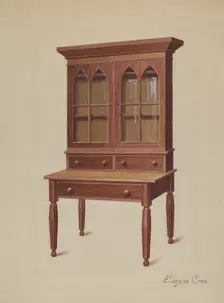 Secretary Desk, c. 1936. Creator: Eugene Croe