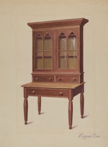 Secretary Desk, c. 1936. Creator: Eugene Croe