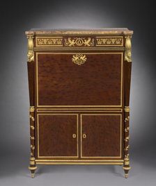 Secretary (Secrétaire), c. 1800. Creator: Bernard Molitor (French, 1755-1833), attributed to