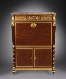 Secretary (Secrétaire), c. 1800. Creator: Bernard Molitor (French, 1755-1833), attributed to