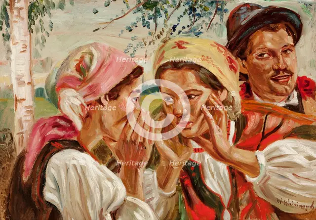Secrets, between 1908-1912. Creator: Wincenty Wodzinowski.