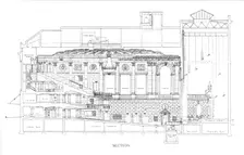 Section, the Eastman Theatre, Rochester, New York, 1925