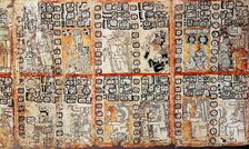 Section from the Mayan Troano Codex, 15th century