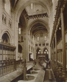 Section of the Interior, Buckfast Abbey Church late 19th-early 20th century