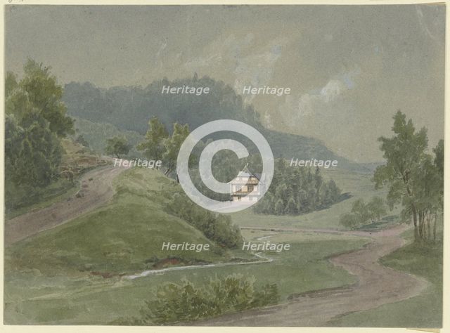 Section of the Odenwald?, 19th century. Creator: Karl Peter Burnitz.
