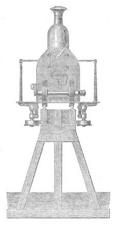 Section of the military narrow-gauge railway, 1872. Creator: Unknown