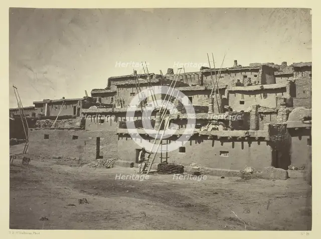 Section of the South Side of Zuni Pueblo, N.M., 1873. Creator: Tim O'Sullivan.