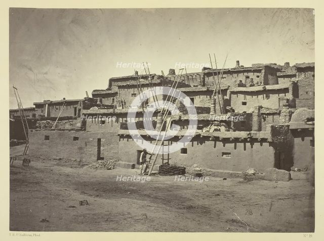 Section of the South Side of Zuni Pueblo, N.M., 1873. Creator: Tim O'Sullivan.