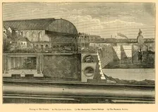 Section of the Thames Embarkment, 1867 (c1876). Creator: Unknown