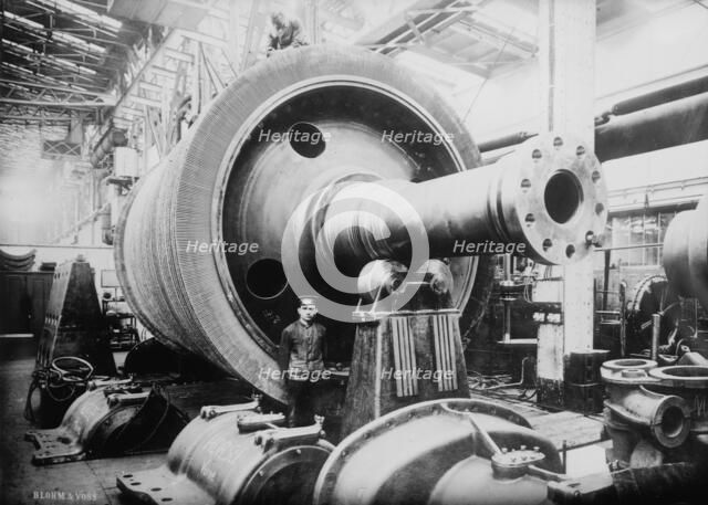 Section of Turbine for VATERLAND, between c1910 and c1915. Creator: Bain News Service.