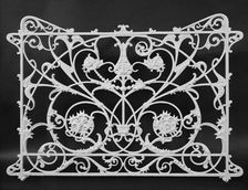 Section of Balcony Railing, Mecca Apartment Building, Chicago, Illinois, 1891/92. Creator: Edbrooke & Burnham