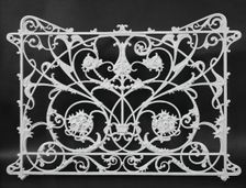 Section of Balcony Railing, Mecca Apartment Building, Chicago, Illinois, 1891/92. Creator: Edbrooke & Burnham