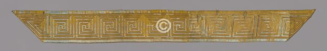 Section of Border from Thanka (Religious Picture), China, 18th century, Qing dynasty (1644-1911). Creator: Unknown.