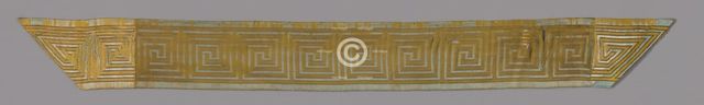 Section of Border from Thanka (Religious Picture), China, 18th century, Qing dynasty (1644-1911). Creator: Unknown.