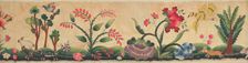 Section of Crewel Embroidery on Border of Petticoat, 1935/1942. Creator: Max Slevogt