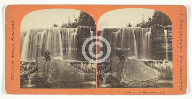Section of High Falls. below East Cliff, late 19th century. Creator: J. Robert Moore.