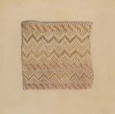 Section of Mat, c. 1935. Creator: Mary Berner