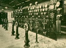 Section of Switchboard in Power House, Metropolitan Railway 1930. Creator: Unknown