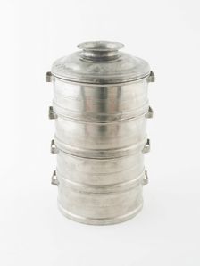 Sectioned Food Can, Southern Germany, 18th century. Creator: Unknown