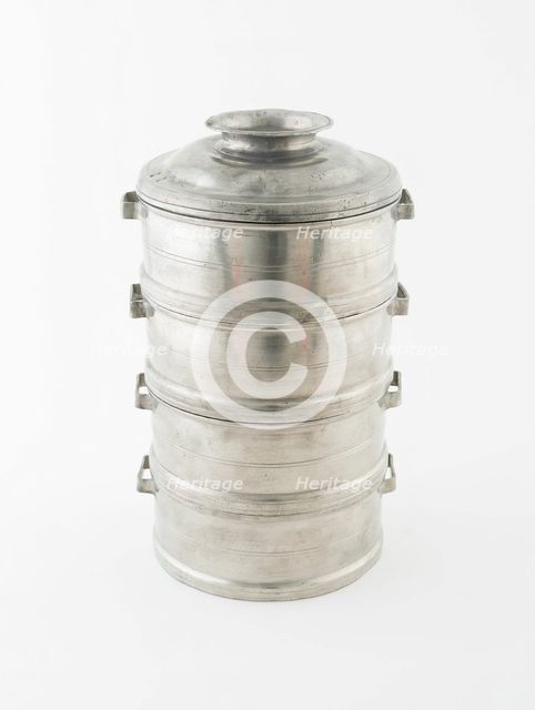 Sectioned Food Can, Southern Germany, 18th century. Creator: Unknown.