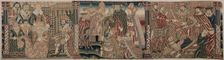 Sections of an Embroidered Frieze, 1625-1649. Creator: Unknown