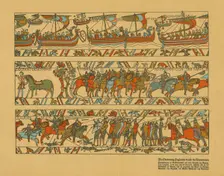 Sections of the Bayeux Tapestry. Creator: Unknown