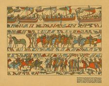 Sections of the Bayeux Tapestry. Creator: Unknown