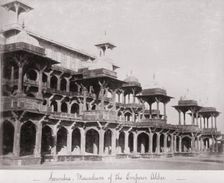 Secundra, Mausoleum of the Emperor Akbar, Late 1860s. Creator: Samuel Bourne