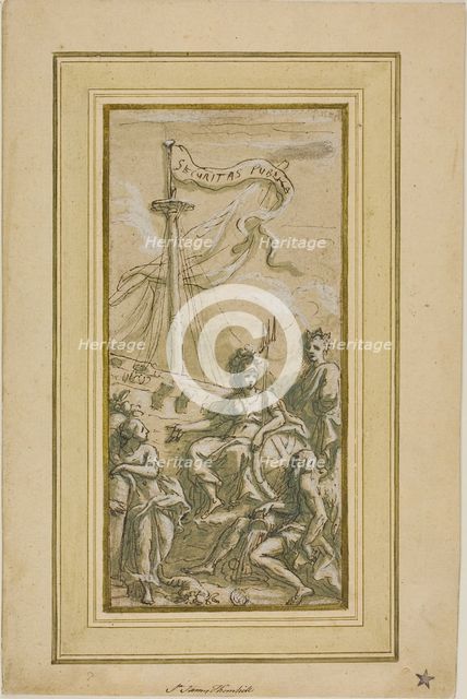 Securitas Publica, 1718/25. Creator: Sir James Thornhill.