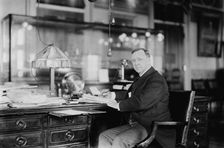 Sec'y Daniels - 5 mins. After sending blockade order to Adm. Fletcher, 1914. Creator: Bain News Service