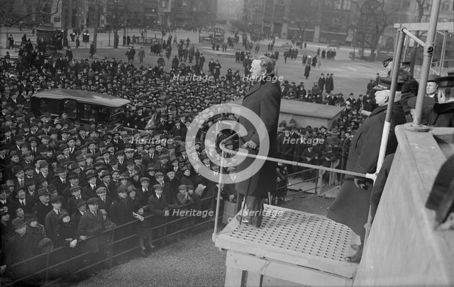 Secy Daniels on RECRUIT, 16 Mar 1918. Creator: Bain News Service.