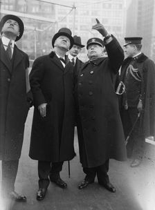 Secy Daniels, Capt. C.A. Adams, 16 Mar 1918. Creator: Bain News Service