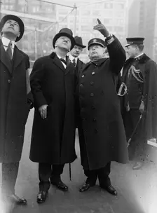 Secy Daniels, Capt. C.A. Adams, 16 Mar 1918. Creator: Bain News Service