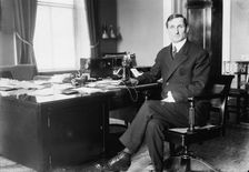 Sec'y. McAdoo at desk, 1913. Creator: Bain News Service