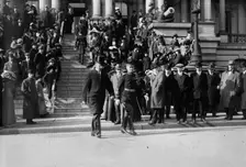 Secy. Stimson & officers, Jan. 1, 13, 1913. Creator: Bain News Service
