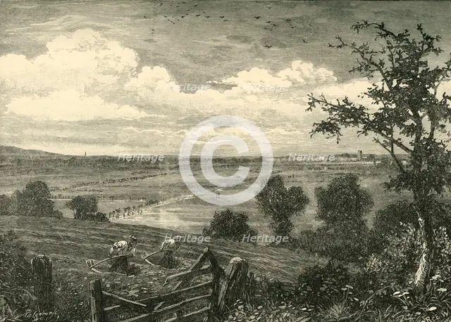 'Sedgemoor, from Middlezoy', 1898. Creator: Unknown.