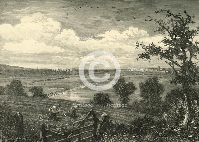 'Sedgemoor, from Middlezoy', 1898. Creator: Unknown.