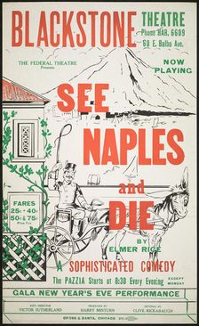 See Naples and Die, Chicago, 1937. Creator: Unknown