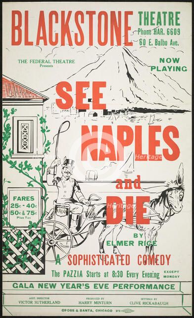 See Naples and Die, Chicago, 1937. Creator: Unknown.