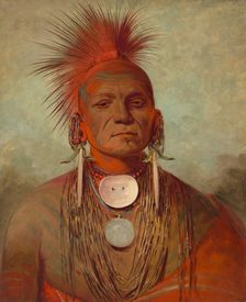 See-non-ty-a, an Iowa Medicine Man, 1844/1845. Creator: George Catlin