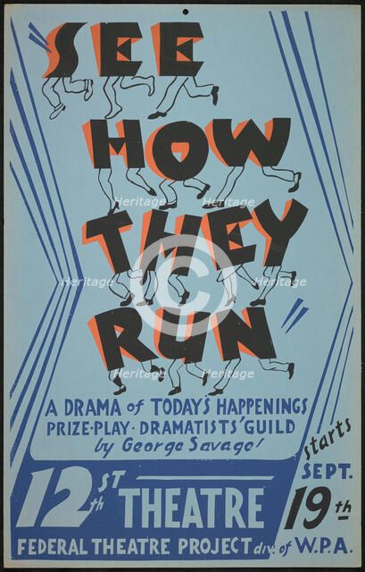 See How They Run, Oakland, 1938. Creator: Unknown.