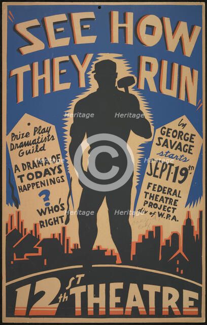 See How They Run, Oakland, CA, 1938. Creator: Unknown.