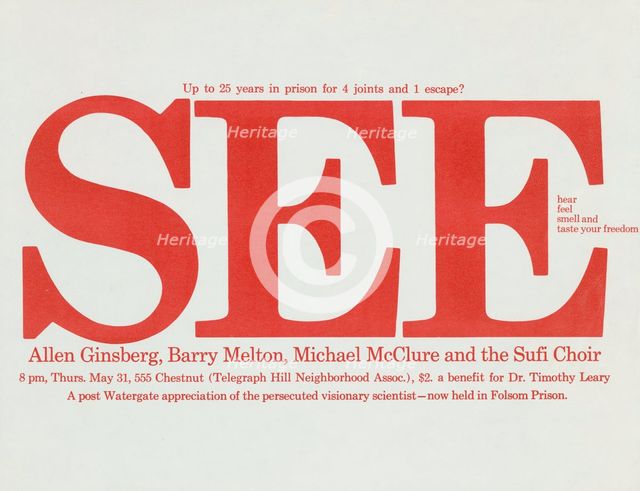 SEE poster, c1973. Creator: Unknown.