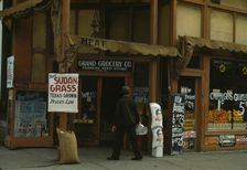 Seed and feed store, Lincoln, Nebr., 1942. Creator: John Vachon