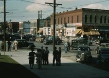 Seed and feed store, Lincoln, Nebraska, 1942. Creator: John Vachon