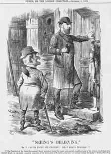 "Seeing's Believing", 1883. Creator: Joseph Swain