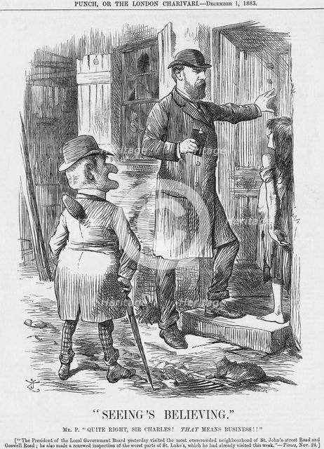 "Seeing's Believing", 1883. Creator: Joseph Swain.