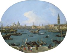 Seen from the Bacino di San Marco in Venice, 1730-1740. Creator: Canaletto