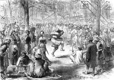 Seepee Fair, near Simla, in the Himalayas, 1881. Creator: Unknown